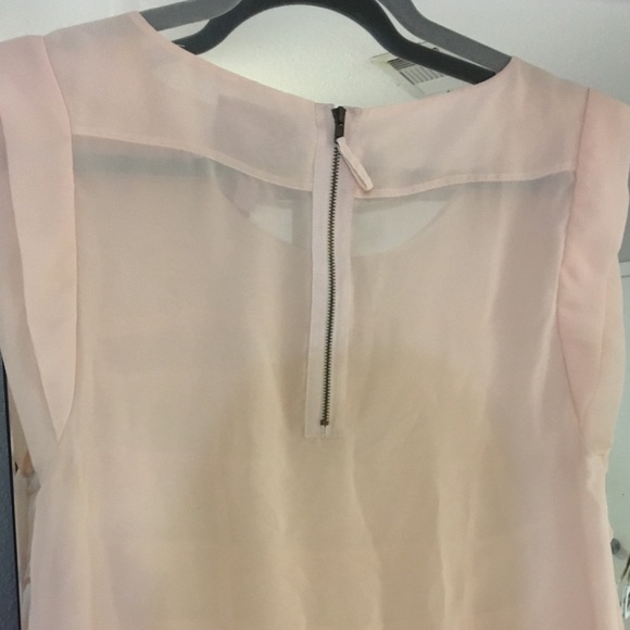 Light Pink Ruffle Blouse - Picture 4 of 5